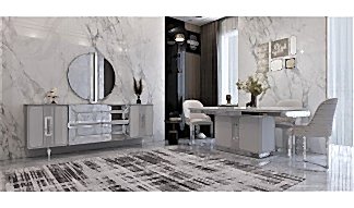 Majeste Sis Gri Yaşam Odası Takımı