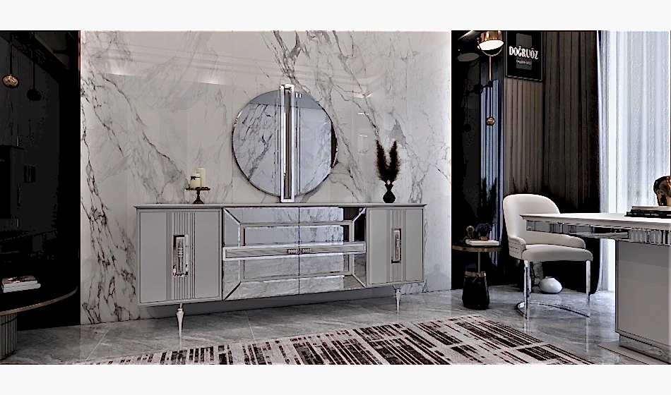 Majeste Sis Gri Yaşam Odası Takımı