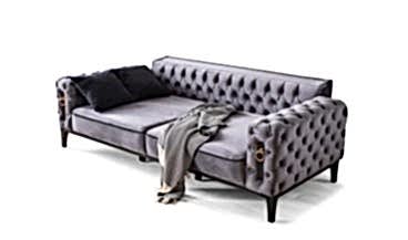 Aspendos Gri Koltuk Takımı 3+3+1 