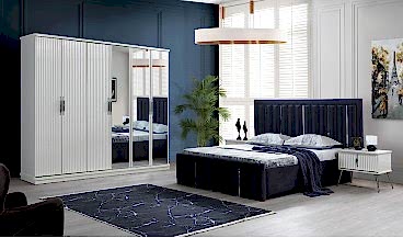 Hüsna Yatak Odası Takımı (Beyaz) 