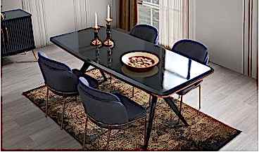 Hüsna Masa + 6 Sandalye 