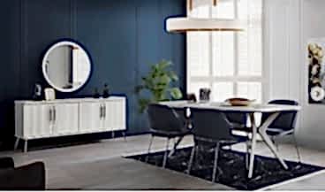 Hüsna Yaşam Odası (Beyaz) 